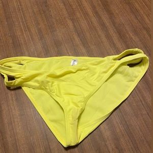 Yellow bikini bottoms